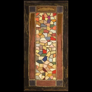 American Hooked Rug #17250